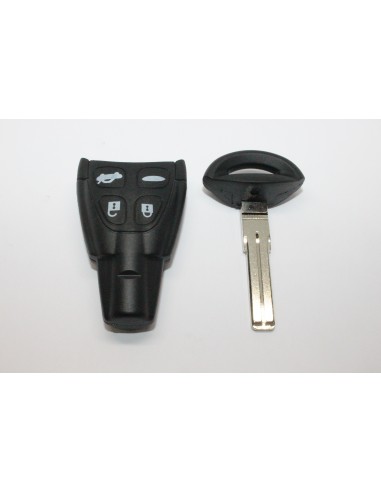 Mando Saab 4 Botones Modelo Insertable, Perfil...