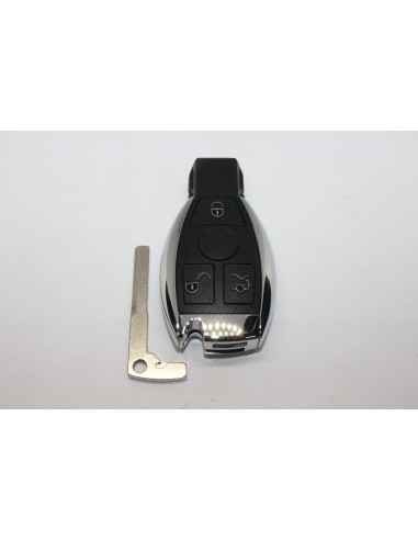 Carcasa Mercedes 3 Botones Cromada Insertable,...