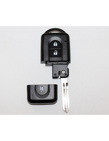 Carcasa Nissan 2 Botones KeylessGo Mod. Cuadrado, Perfil NSN14