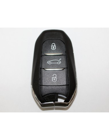 Mando Citroen/Peugeot 3 Botones Moderno KeylessGo, Perfil HU83