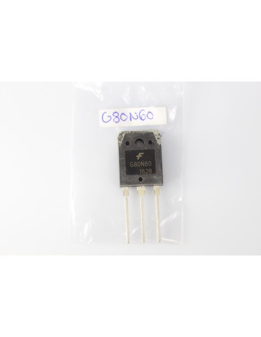 thumbnail interactive-video image 1 of 10pcs G80N60UFD IGBT Transistors - FSC Compatible TO-3P Package 1 of 1