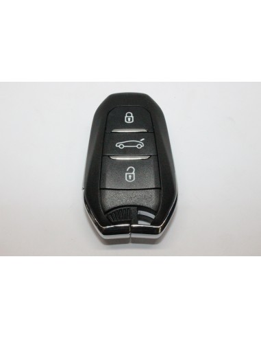 Mando Citroen/Peugeot 3 Botones Modelo Insertable Keyless, Perfil HU83